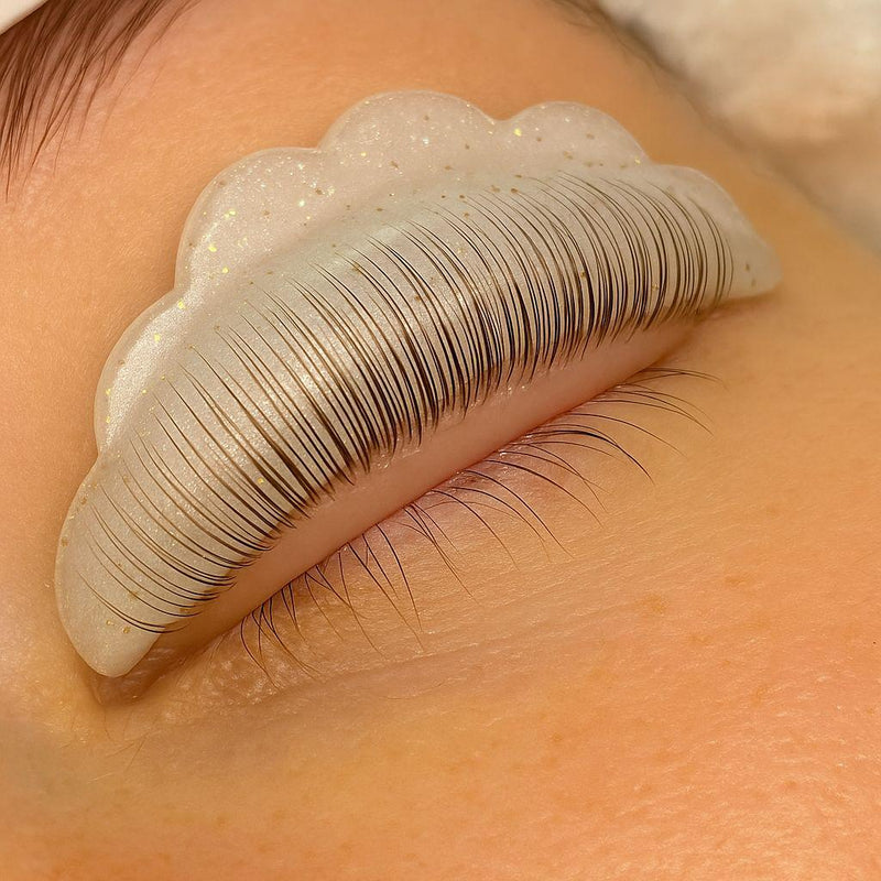 Modelo Nuvem Anatomico de Moldes/Pads/Shields para Lash lifting Dispena o uso de Cola
