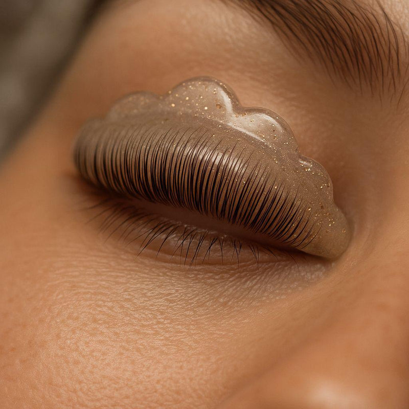 Modelo Nuvem Anatomico de Moldes/Pads/Shields para Lash lifting Dispena o uso de Cola