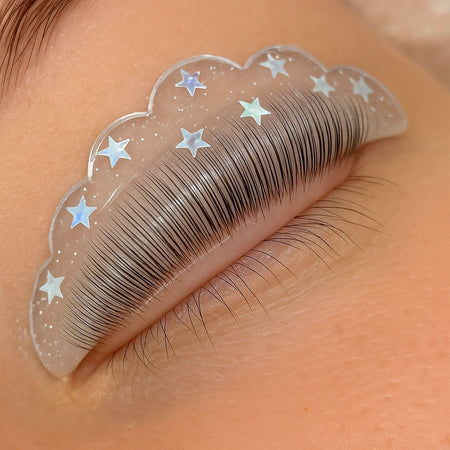 Modelo Nuvem Anatomico de Moldes/Pads/Shields para Lash lifting Dispena o uso de Cola