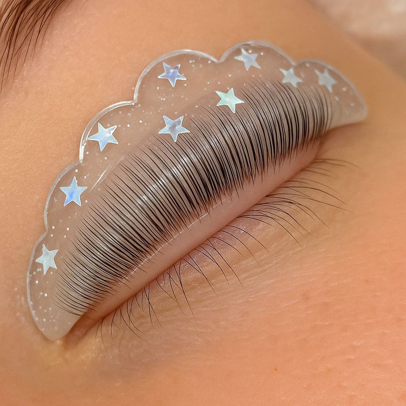 Modelo Nuvem Anatomico de Moldes/Pads/Shields para Lash lifting Dispena o uso de Cola